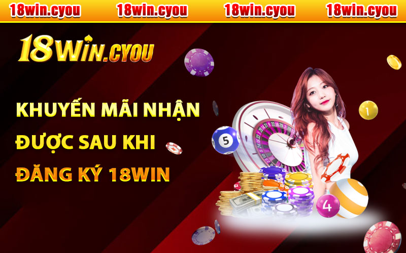 Khuyến mãi nhận được sau khi đăng ký 18Win